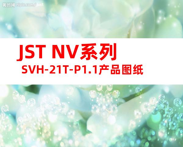 JST NV系列 SVH-21T-P1.1产品图纸